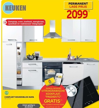 Brico Compleet keukenblok maya aanbieding