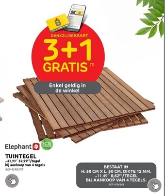 Brico Tuintegel aanbieding