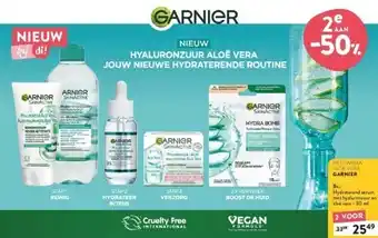 Di Garnier hydraterend serum met hyaluronzuur en aloe vera 30 ml aanbieding