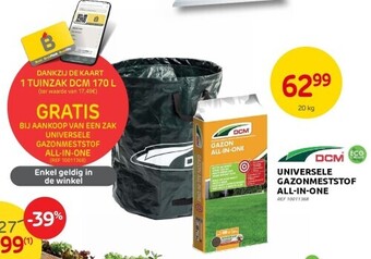 Universele gazonmeststof all-in-one