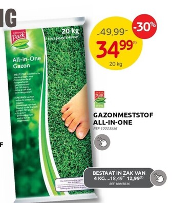 Brico Gazonmeststof all-in-one aanbieding