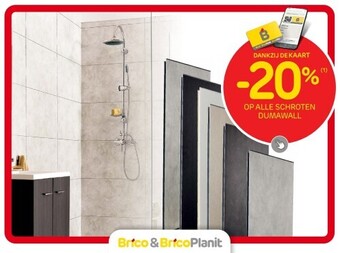 Brico Op alle schroten dumawall aanbieding