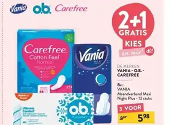 Vania maandverband maxi night plus