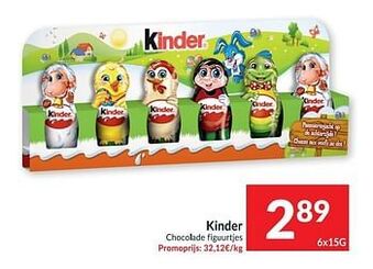 Intermarché Kinder chocolade figuurtjes aanbieding