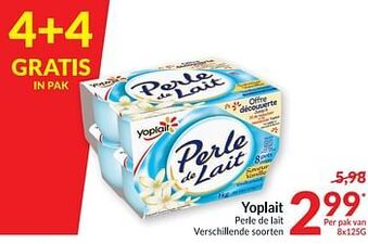 Intermarché Yoplait perle de lait aanbieding