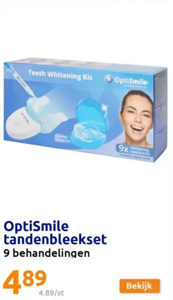 Action Optismile tandenbleekset aanbieding