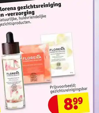 Kruidvat Florena Gezichtsreiniging En -verzorging aanbieding