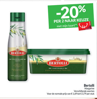 Intermarché Bertolli margarine aanbieding