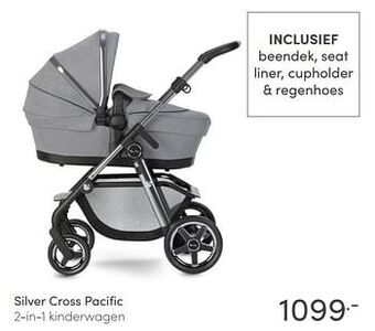 Baby & Tiener Silver cross pacific 2-in-1 kinderwagen aanbieding
