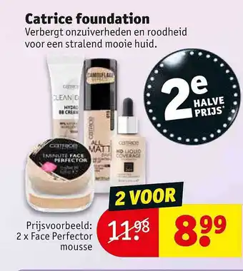 Kruidvat Catrice Foundation aanbieding