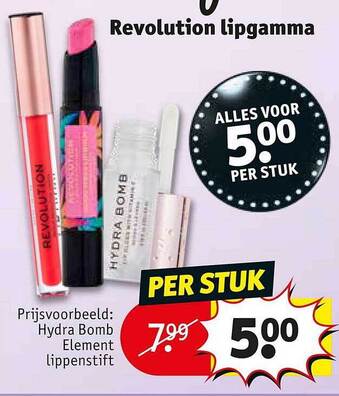 Kruidvat Revolution Lipgamma aanbieding