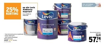 GAMMA Op alle levis ambiance muurverf aanbieding
