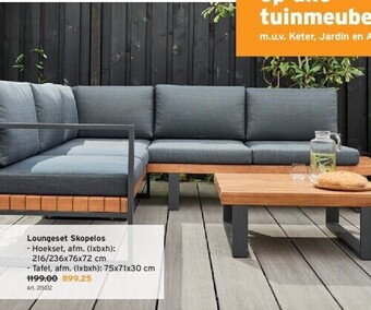 GAMMA Loungeset skopelos aanbieding