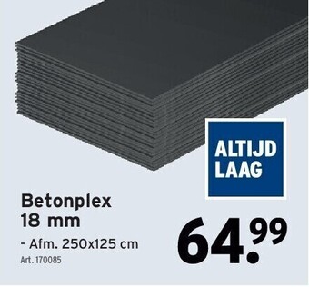 GAMMA Betonplex 18 mm aanbieding