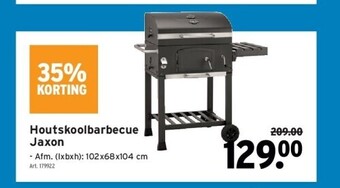 GAMMA Houtskoolbarbecue jaxon aanbieding