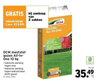 GAMMA Dcm meststof gazon all-in- one 10 kg aanbieding