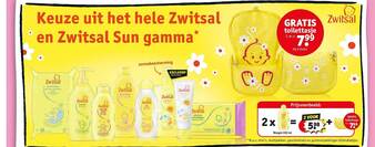 Kruidvat Zwitsal En Zwitsal Sun aanbieding