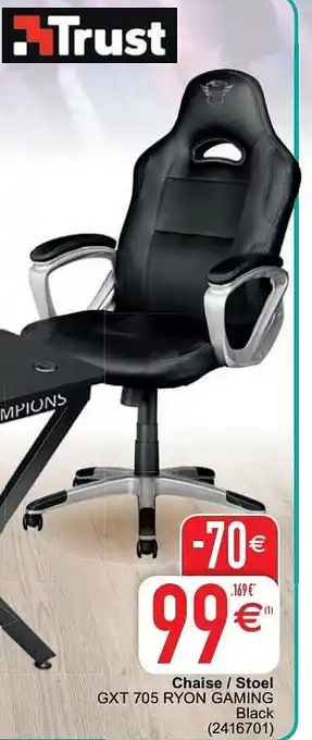 Cora Trust chaise - stoel gxt 705 ryon gaming aanbieding