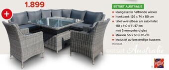 Euroshop Eetset australie aanbieding