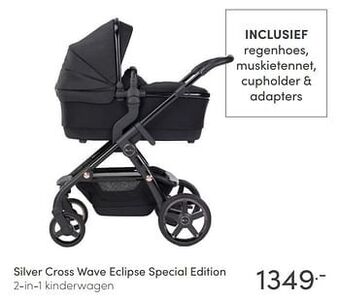 Baby & Tiener Silver cross wave eclipse special edition 2-in-1 kinderwagen aanbieding