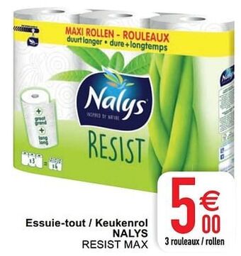 Cora Essuie-tout - keukenrol nalys aanbieding