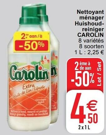 Cora Nettoyant ménager huishoudreiniger carolin aanbieding