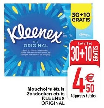 Cora Mouchoirs étuis zakdoeken etuis kleenex original aanbieding