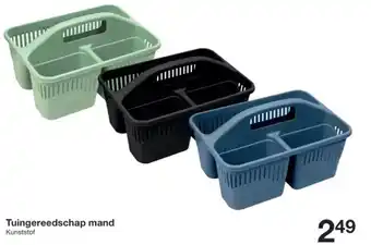 Tuingereedschap mand kunststof