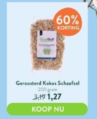Geroosterd kokos schaafsel 200 gram