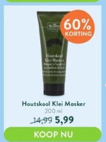 Houtskool klei masker 200 ml