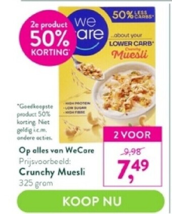 Holland & Barrett Crunchy muesli 325 gram aanbieding