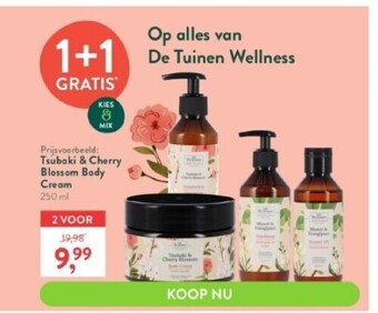 Tsubaki & cherry blossom body cream 250 ml