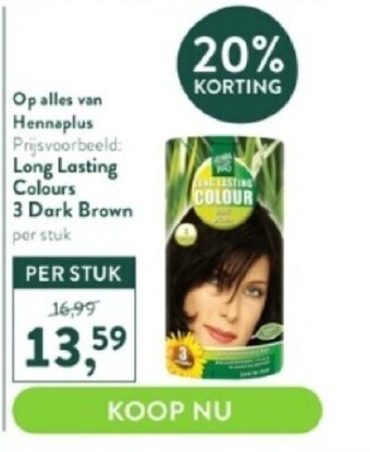 Long lasting colours 3 dark brown