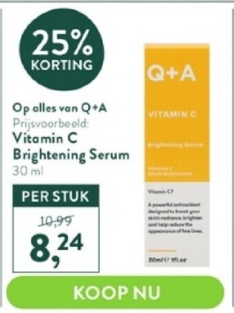 Holland & Barrett Vitamin C brightening serum 30 ml aanbieding