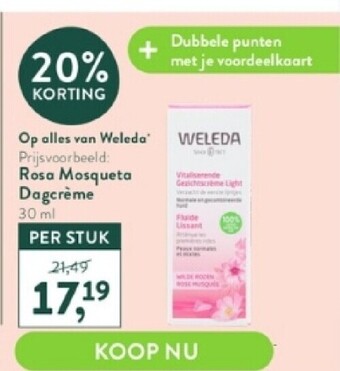 Holland & Barrett Rosa mosqueta dagcrème 30 ml aanbieding