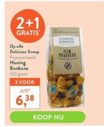 Honing bonbons 100 gram