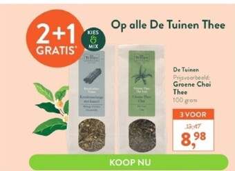 Holland & Barrett Groene chai thee 100 gram aanbieding