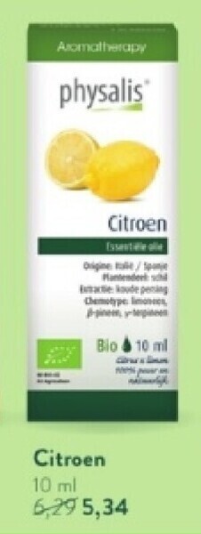 Holland & Barrett Citroen 10 ml aanbieding