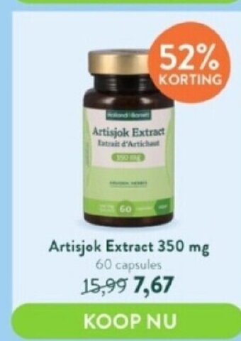 Holland & Barrett Artisjok extract 350 mg 60 capsules aanbieding