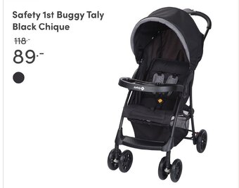 Baby & Tiener Safety 1st Buggy Taly Black Chique aanbieding