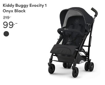 Baby & Tiener Kiddy Buggy Evocity 1 Onyx Black aanbieding