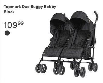 Baby & Tiener Topmark Duo Buggy Bobby Black aanbieding