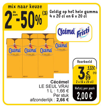 Cora Cecemel le seul vrai 2 x (6 x 20cl) aanbieding
