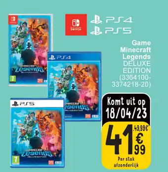 Cora PS4, PS5 game minecraft legends deluxe edition (3364100-3374218-20) aanbieding