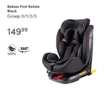 Baby & Tiener Bebies First Rotate Black aanbieding