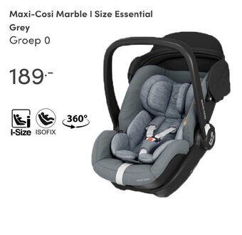 Baby & Tiener Maxi-Cosi Marble I Size Essential Grey aanbieding