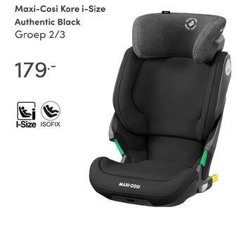 Baby & Tiener Maxi-Cosi Kore i-Size Authentic Black aanbieding