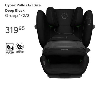 Baby & Tiener Cybex Pallas G I Size Deep Black aanbieding