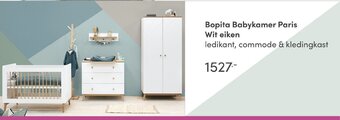 Baby & Tiener Bopita Babykamer Paris Wit eiken aanbieding
