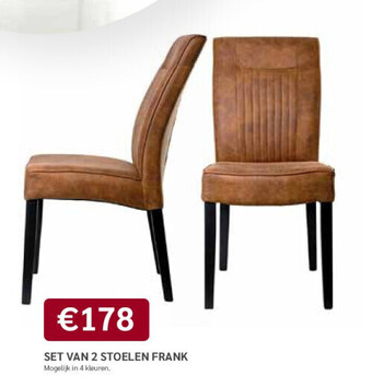 Set van 2 stoelen frank